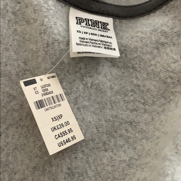 Grey PINK hoodie - Picture 4 of 4